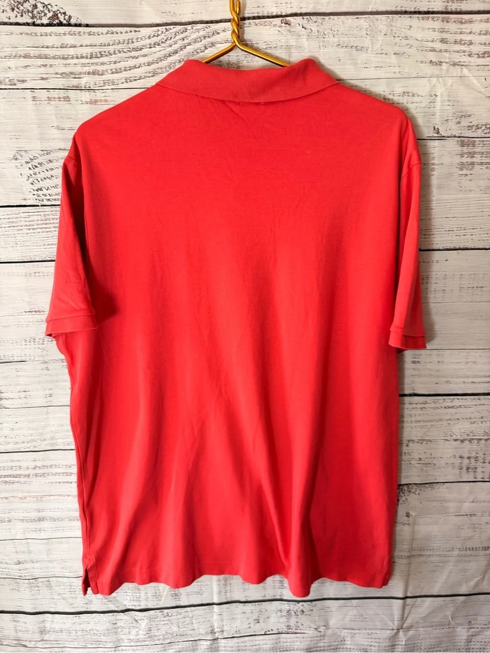 Ralph Lauren Men's Coral Red Polo Shirt Size XL